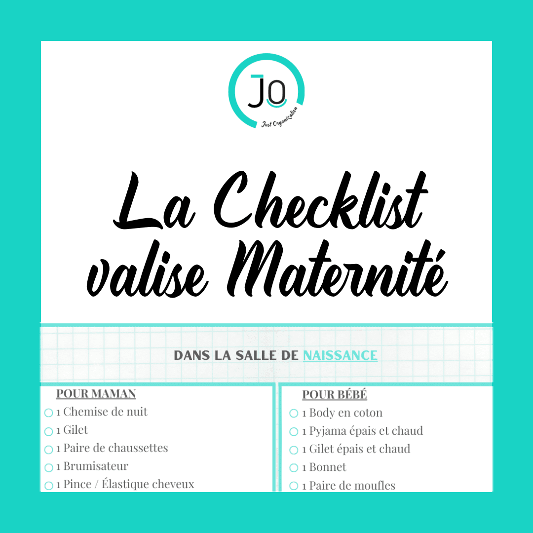 Checklist - Une valise pour la Maternité